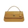 Turnlock 18 Iconic Logo Charm Leather Tote Shoulder Crossbody Clutch Bag Large Women Handbags Yellow 129-B4PXY