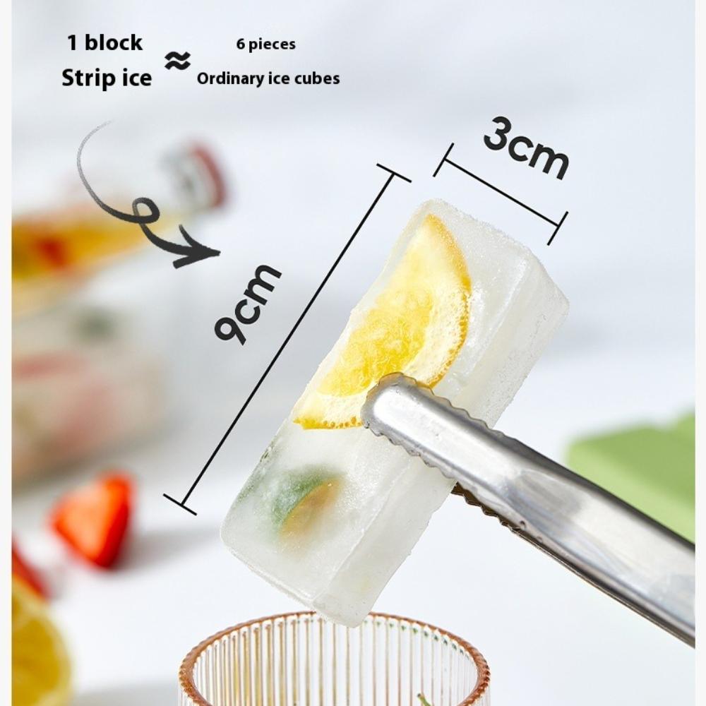 Ice Mold Food-Grade Silicone Large Ice Cube Tray with Lid Versatile Bar Ice Mould for Cocktails Baby Food Storage