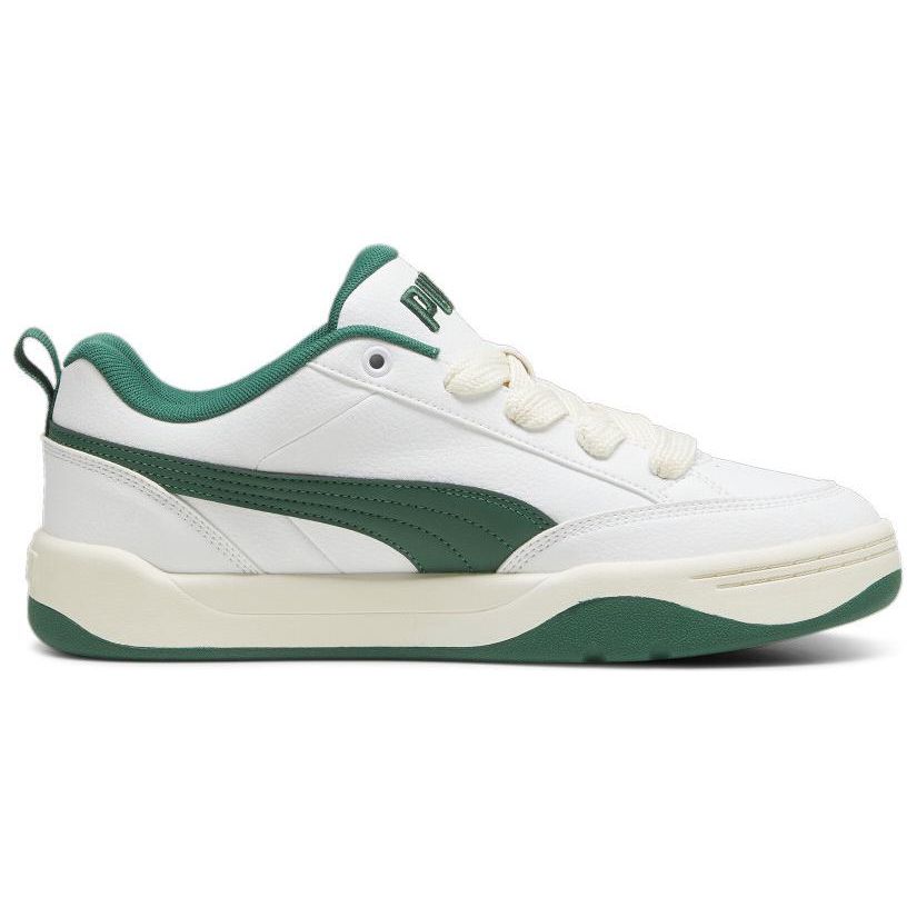 Puma Park Lifestyle Series Comfortable Low-Top Skate Shoes Unisex Sneakers White Green 395084-02