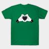 Unisex Fashion TShirt Diamond Heart Print TShirt Plus Size S-5XL T-Shirt 100%Cotton Tops O Neck Short Sleeve Tees