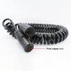 A82M-For Truck And Trailer Breakaway Electrical Plugs 7-Core Spiral Cable Semi-Trailer Connection Cable