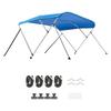3 Bow Boat Bimini Tops 72"Lx(85"-90")W x 46"H Awning Canopy Pacific Blue