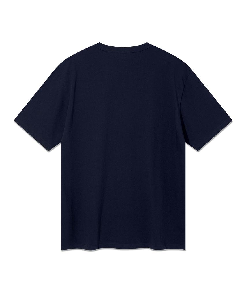 LEE Box Twitch Logo Short Sleeve T-Shirt Navy