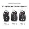 Auto-Fernschlüsselhülle Schale Fob für Chevrolet Trax Malibu Malibu XL Cavalier AVEO LOVA Sail Captiva 3 4 5 Tasten PU-Schlüsselanhänger