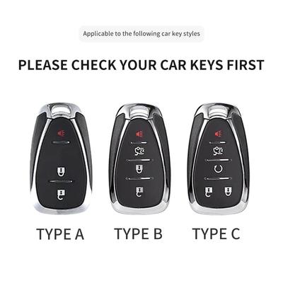 Car Remote Key Case Cover Shell Fob for Chevrolet Trax Malibu Malibu XL Cavalier AVEO LOVA Sail Captiva 3 4 5 Buttons PU Keyring