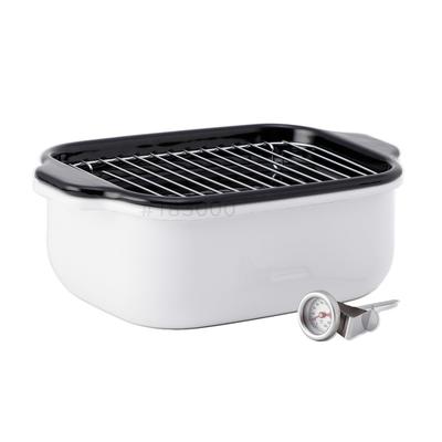 Fuji Emaille Quadratische Tempura Pfanne, Breit, TP-22K.W
