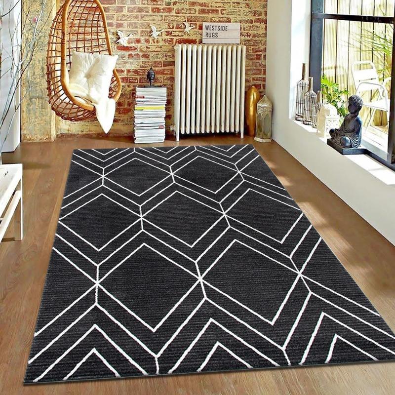 Colorful Geometric  Abstract Pattern Carpets Suitable for Living Room Multiple Colors Designs Available Home Decoration