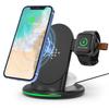 3 in 1 Magnetic Wireless Charger 15W Stand Fast Wireless Charging for Samsung Xiaomi Huawei Phones iPhone Apple iwatch Earphone