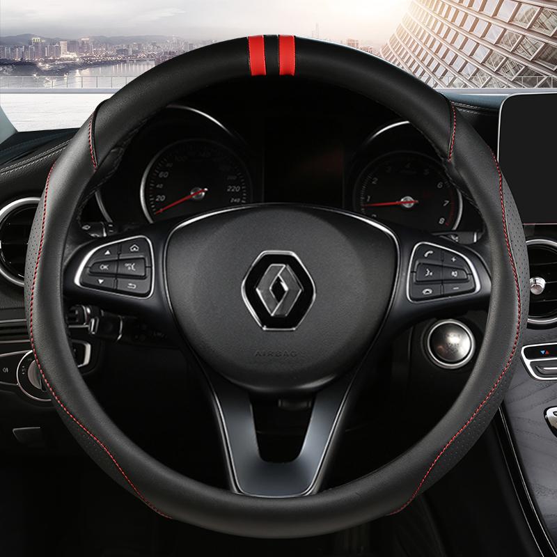 Potah volantu pro Renault Scenic Clio Laguna 2 3 4 5 Kangoo Fluence Megane Trafic Talisman Twingo Kaptur Car