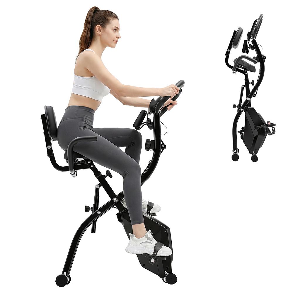 Formile - YZJ - 501 Exercise Bike, Home Fitness Recumbent Bike with 16 Resistance Levels, LCD Display,Ergonomic Design