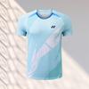 Quick-Dry Badminton Shirt Unisex Short Sleeve Sport Tee Breathable Competition Top Training