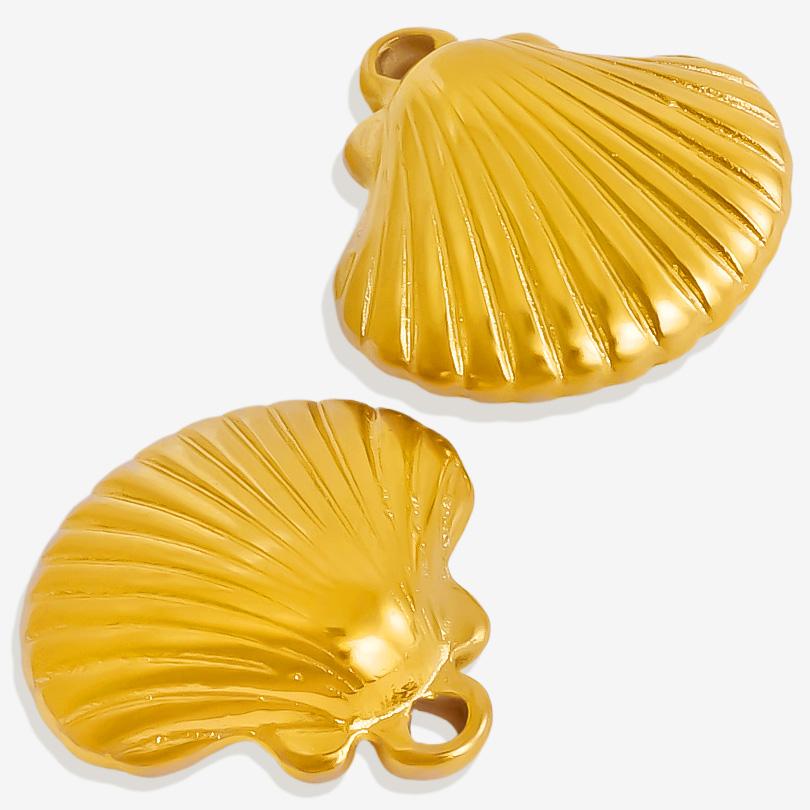 6pcs/Lot Stainless Steel Ocean Animal Charms For Jewelry Making Earring Necklace Starfish Coral Seahorse Pendant DIY Accessories