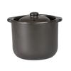 Sento Senga Pottery Microwave-Safe Rice Cooker, CeraCook (Double Lid), Black Glaze (1.5 Cups), 10-05