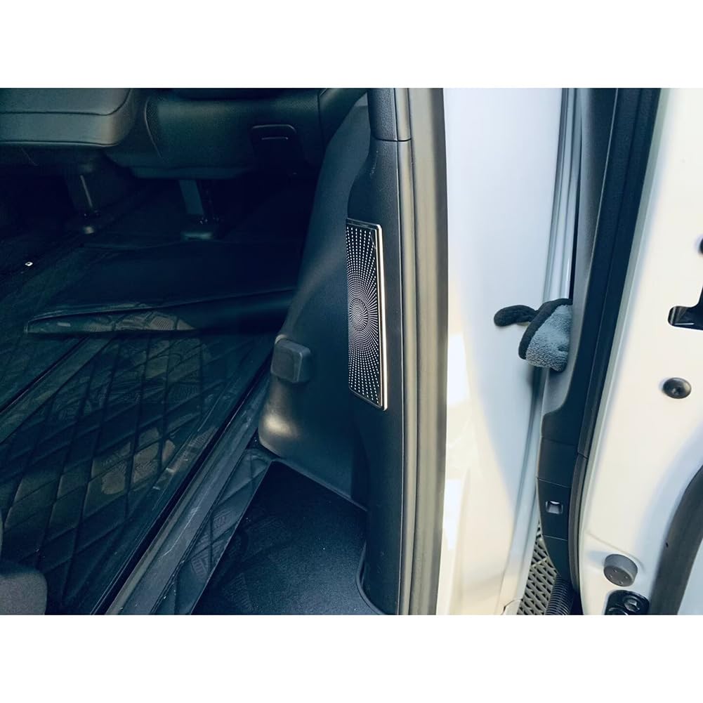 RUIQ Toyota New Alphard Vellfire 40 Series Exclusive Interior Center Door Air Conditioner Ring Garnish Air Outlet Panel Exclusively Designed for