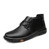 Fashion Genuine Leather Men Ankle Boots Fashion Waterproof Autumn Winter Outdoor Mens Casual Shoes High Top Footwear