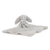 JELLYCAT Bonnie Rabbit Series Shy Rabbit Silver Pacifying Towel Companion Doll Plush Doll 34cm High
