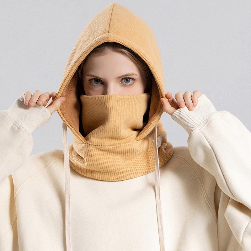 Zimní venkovní zateplená kšiltovka pro rodiče Muži Ženy Cyklistika Lyžování Muži Kšiltovka Velvet Ochrana krku Vše v jednom Čepice Skullies Beanies