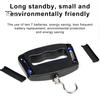 Bilancia Elettronica Portatile con Gancio/Cinghia 110lb/50kg Display LCD a Batteria Portatile da Appendere Borsa da Pesca Valigia da Viaggio Bagaglio Peso Digitale