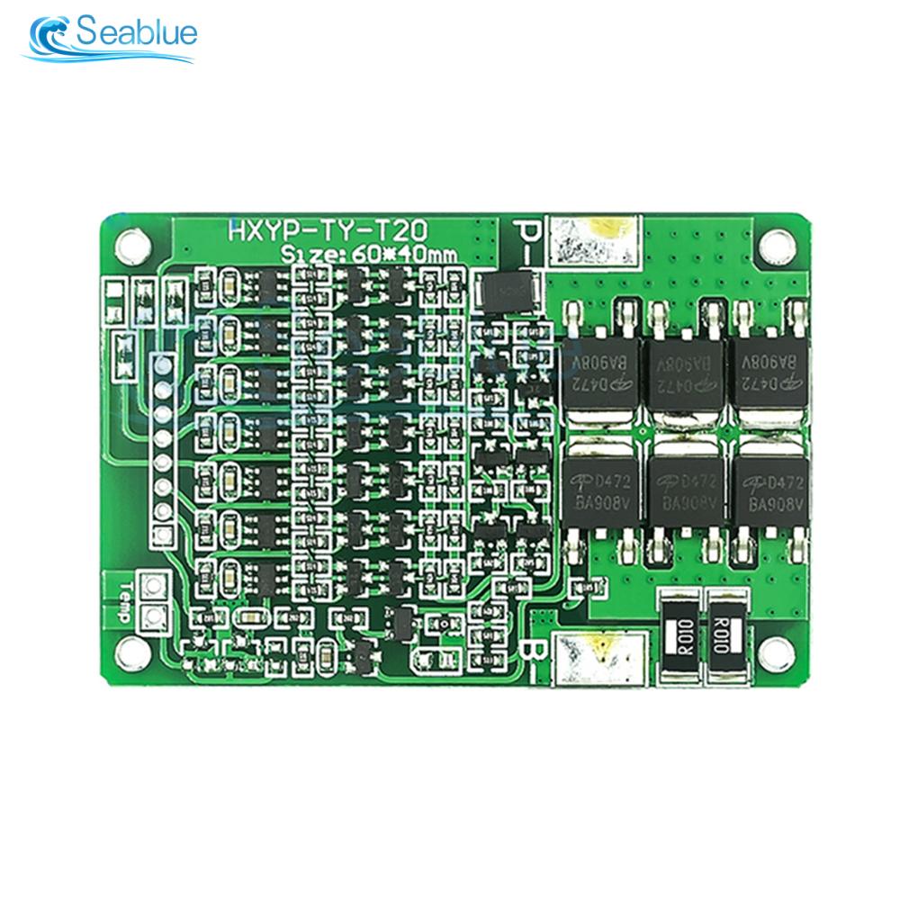 1pcs 7S 29.4V 15A BMS Lithium Battery Protection Board Charger Module With Balance for 18650 Li-ion Lithium Battery