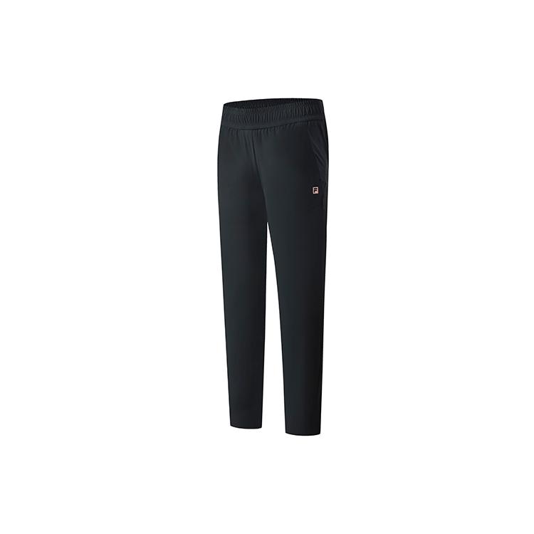 New FILA Latte Girl 3.0 Knitted Sweatpants Women's Pitch Black A11W321610FBK
