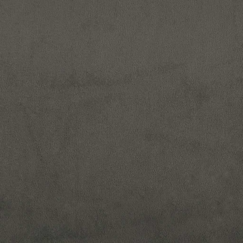 Vidaxl Rama Łóżka Bez Materaca, Ciemnoszara, 200X200 Cm, Aksamitna
