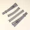 Ho Scale 1/87 Model Train Track Ho Gauge Railroad Track Straight Curved Switch Track For Diorama Sand Table Diy Scenery Layout