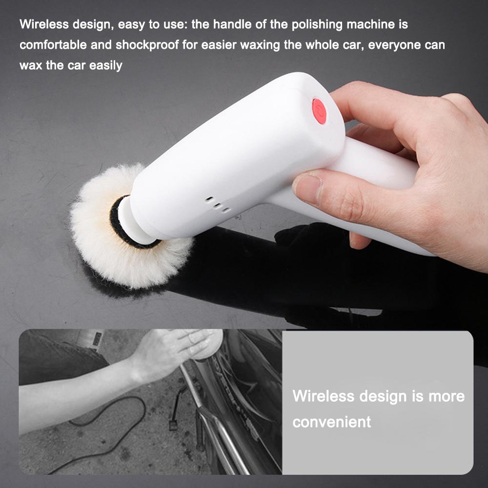Mașină portabilă de lustruit mașină Slefuire automată electrică fără fir de mână, reîncărcabilă, de lustruit