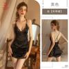 New Foreign Style Pure Desire Pajamas Women's French Sexy Pleated Ice Silk Satin Thin Loungewear Suspender Skirt