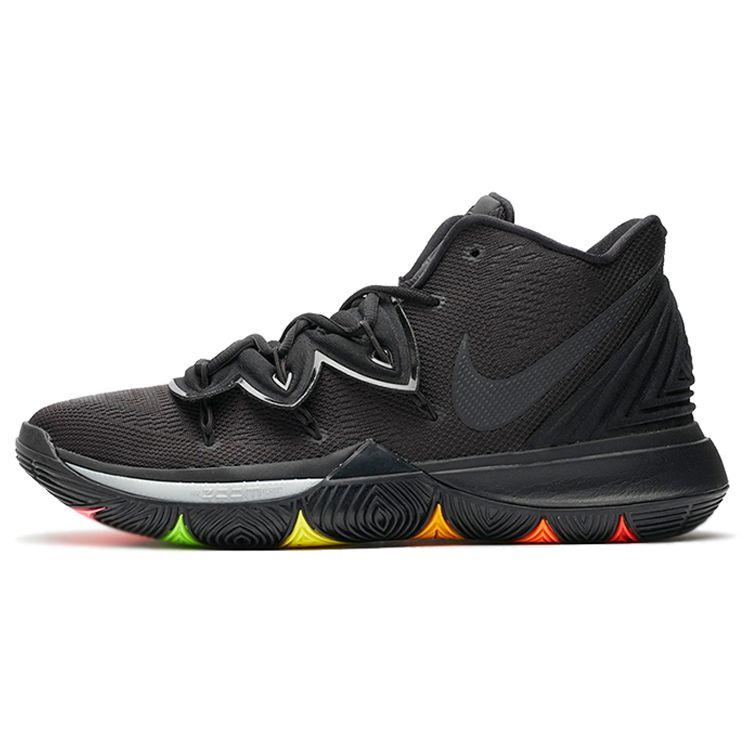 

Мужские кроссовки Nike Kyrie 5 Neon Sole черные AO2918-001