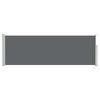 Retractable Side Awning Anthracite 300 x 100 cm Polyester