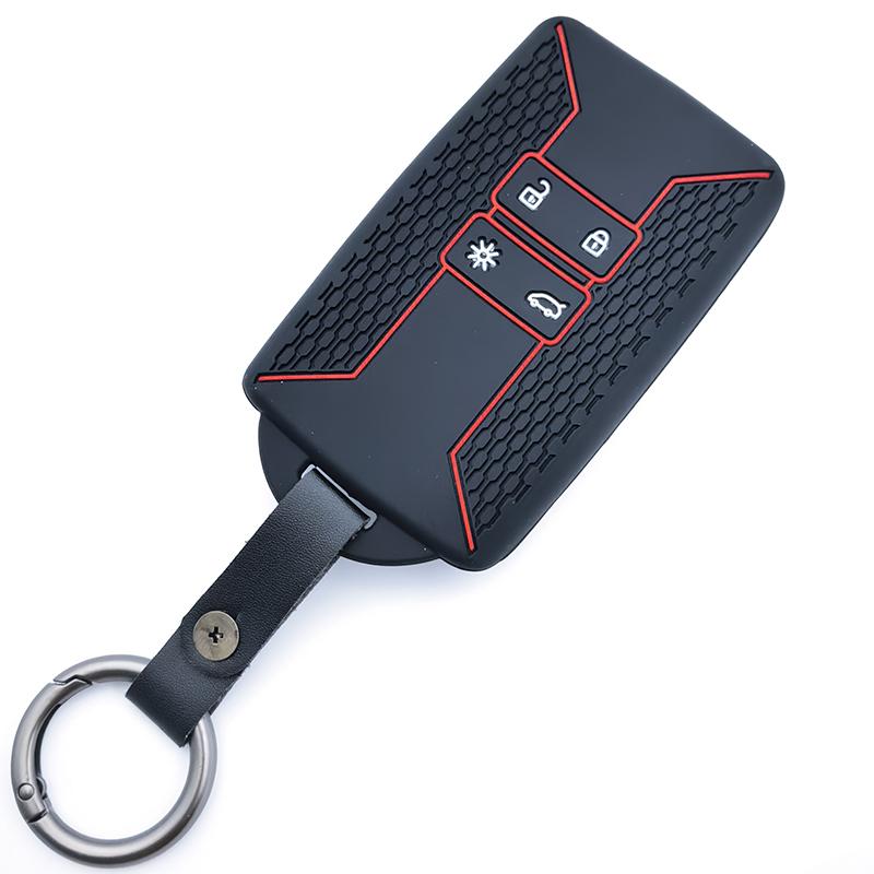 

For Renault Austral Captur Arkana Koleos Zoe Scenic Dacia Sandero Duster Logan Jogger Kadjar Clio Silicone Key Case Cover Fob