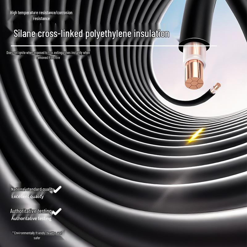 Shengyu ZC-YJV Flame Retardant Pure Copper Multi-Core Charging Cable, 4 or 5 cores, 4-10 Sq.mm