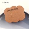 Étiquette Volante Pliable en Papier Kraft Blanc pour Bijoux & Accessoires pour Cheveux