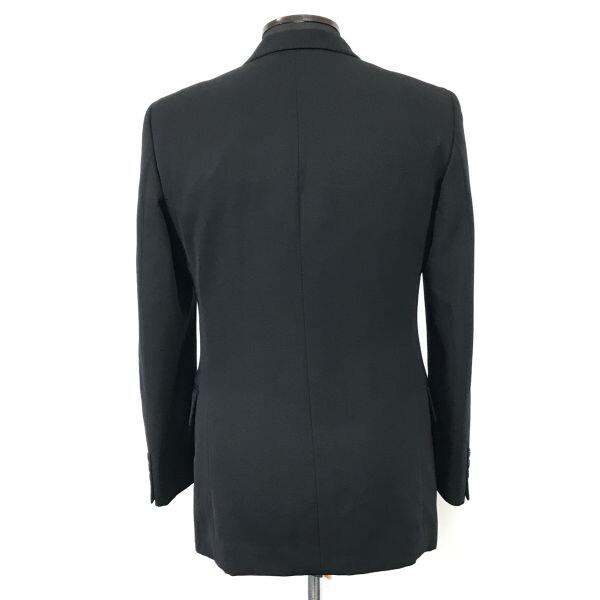 80s-90s Vintage Raglux Double-button Jacket S-M black(USED)