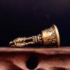 Tibetan Bronze Bell Antique Bell Christmas Tree Pendant Brass Handicraft Magic Bell Wind Bell Shui Feng Bells For Decoration