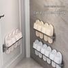 MDNG Wall-Mounted Bathroom Slipper and Shoe Rack