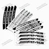 4Pcs Aluminium Car Wheel Hub Styling Stickers Decoration Strip For Mercedes Benz AMG W204 W205 W203 W211 W212 W213 W201 W210