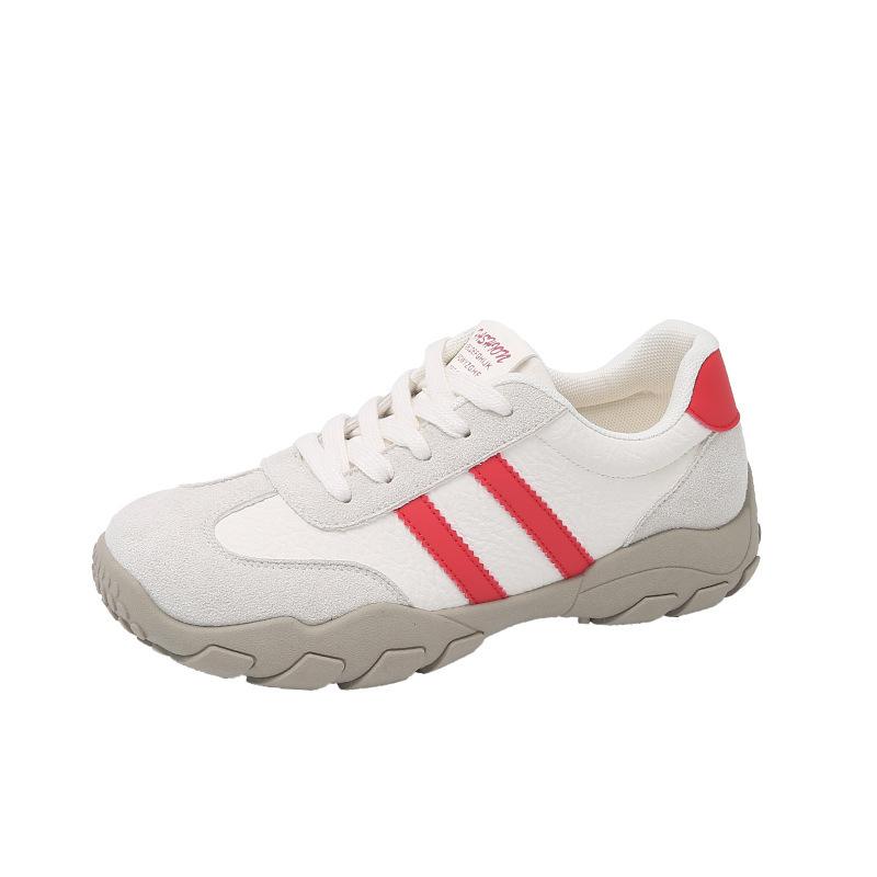 

Sunday women s new thick-soled heightening casual sports board shoes retro versatile and breathable 36 красный