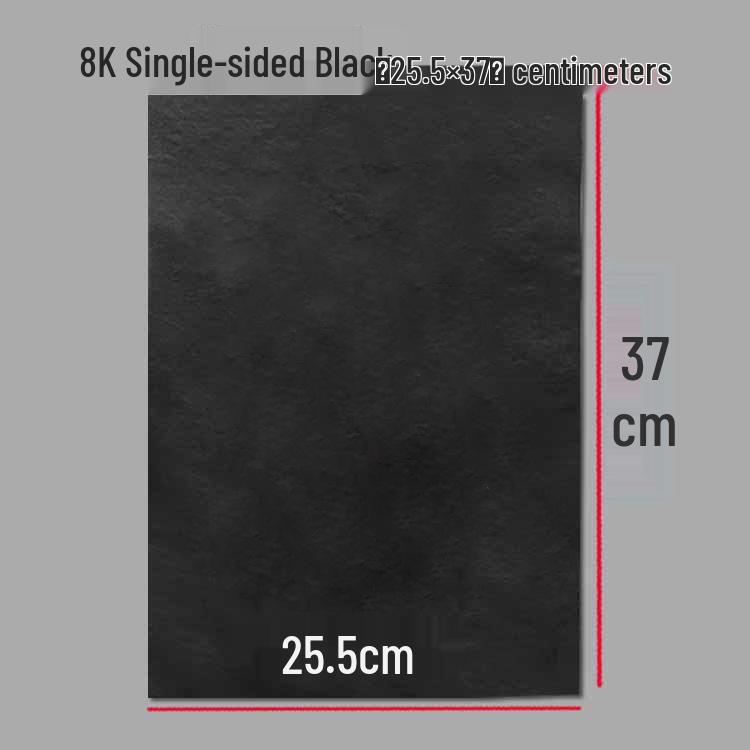 Large Single-Sided Black Carbon Graphite Paper for Non-Stick Handwriting & Cross-Stitch Tracing.