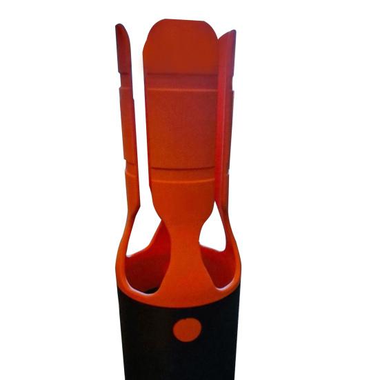 

Leaf Blower Attachment Universal Nozzle Fits 2-4 Inch Outlets Durable Weather-Resistant Air Booster Yard Cleaning Tool оранжевый