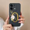 Phone Case For Redmi Note 13 Pro 4G 5G Elegant Letter Soft Liquid Silicone Full Coverage Protector For Redmi Note13 13Pro Fundas