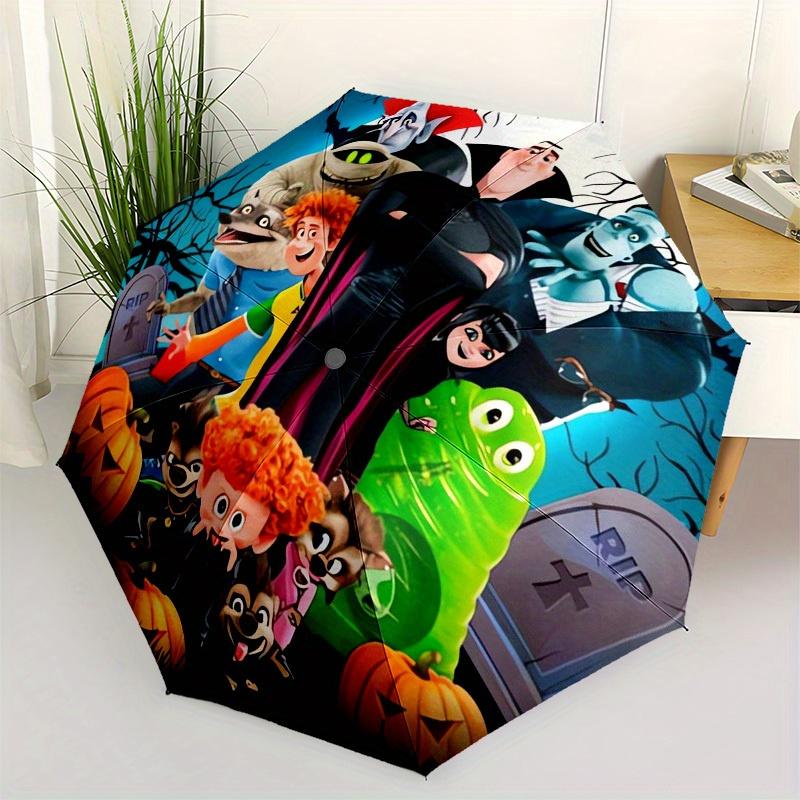 1pc Halloween, Monsters Themed High-quality Umbrella,Automatic Opening and Closing Umbrella,Multi-functional Umbrella G0811064