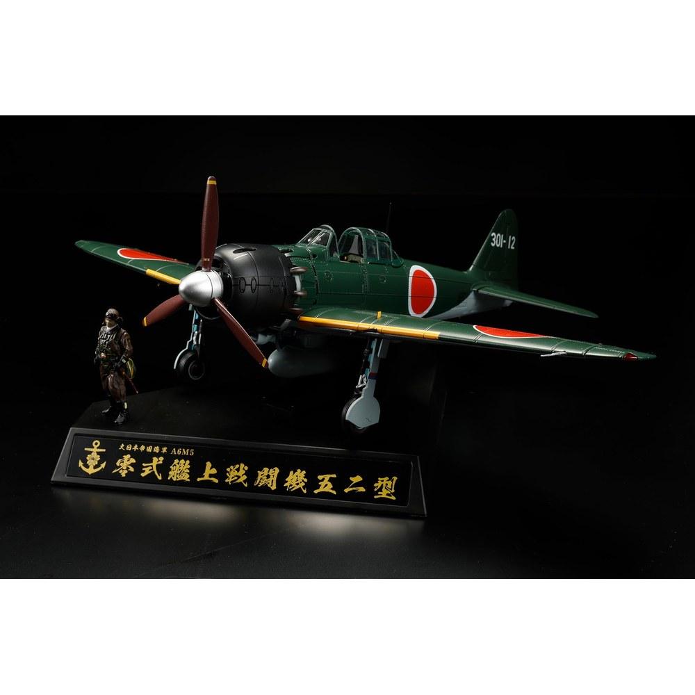 HobbyJAPAN 1/32 Scale Diecast Fighter Series No.1 Zero Fighter Type 52 Naval Air Squadron Carrier Taiho Aircraft