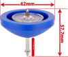 Spin Gear World Championship Certified Top Hayabusa with 1 Top String Throwing Top Square Shaft (V6 Red)