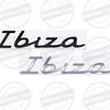 gycsn9 Metal For Ibiza Rear Badge Emblem Chrome Letter Logo Glossy Black Silver Red Accessories Sticker