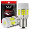 2Pcs P21/5W Led 1157 5000LM Car Light BAY15D 1156 P21W BA15S Bulbs PY21W BAU15S 39SMD 3030 Auto Turn Signal Reverse Brake Lamp White Yellow Red 12V