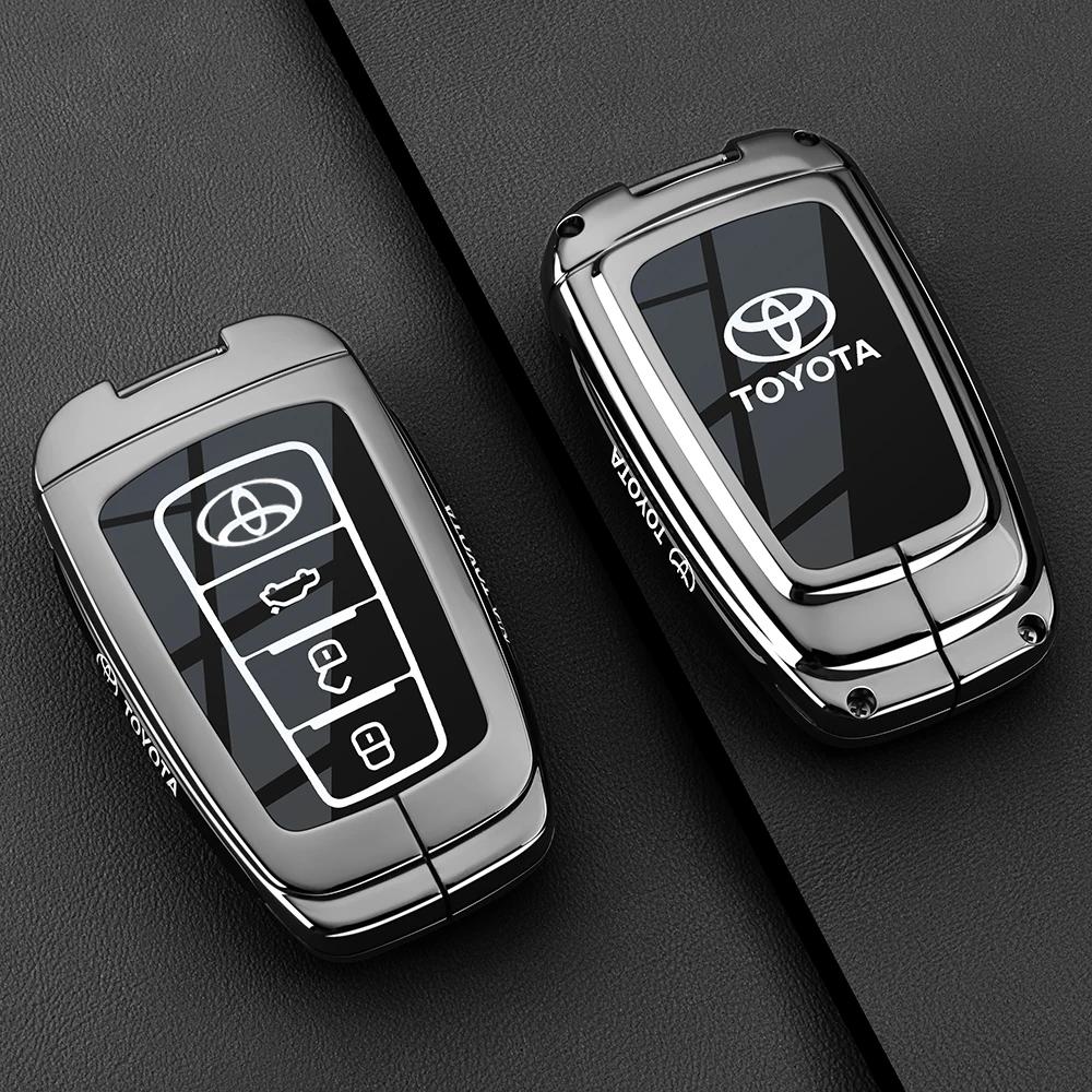 Suitable for 2024 Toyota Camry Key Set 19-24 Special Dual Engine Luxury Edition Car Metal Buckle Case for Men