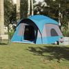 Family Tent for 6 Persons Blue Waterproof