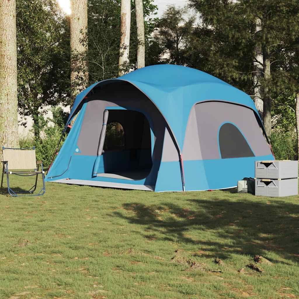 Family Tent for 6 Persons Blue Waterproof