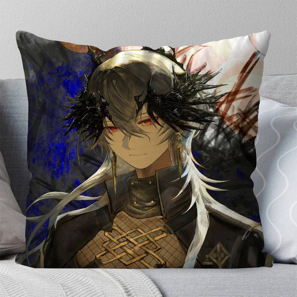 Logos Animated Game AArknights Pillow Case Fashion Square Pillowcase Bedroom Sofa Room Ins Decoration Leisure